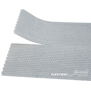 FLEXYWAY Platten 20x20 grau hell, 2 Segm. 1:45 1:50