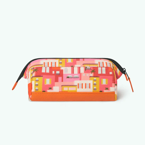 Rhodes pink school pencil case