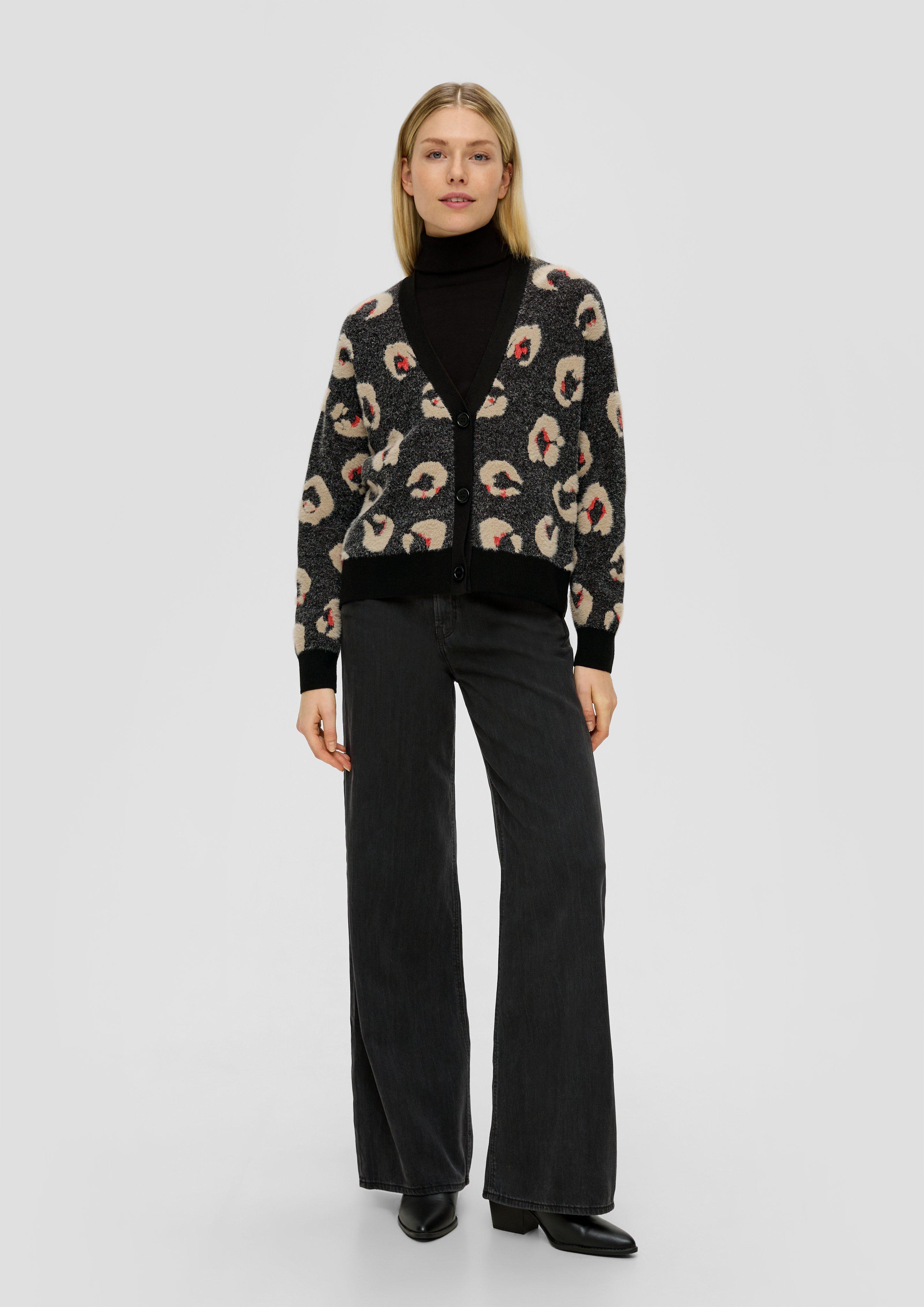 Cardigan mit Leo-Muster  2137597-99B1