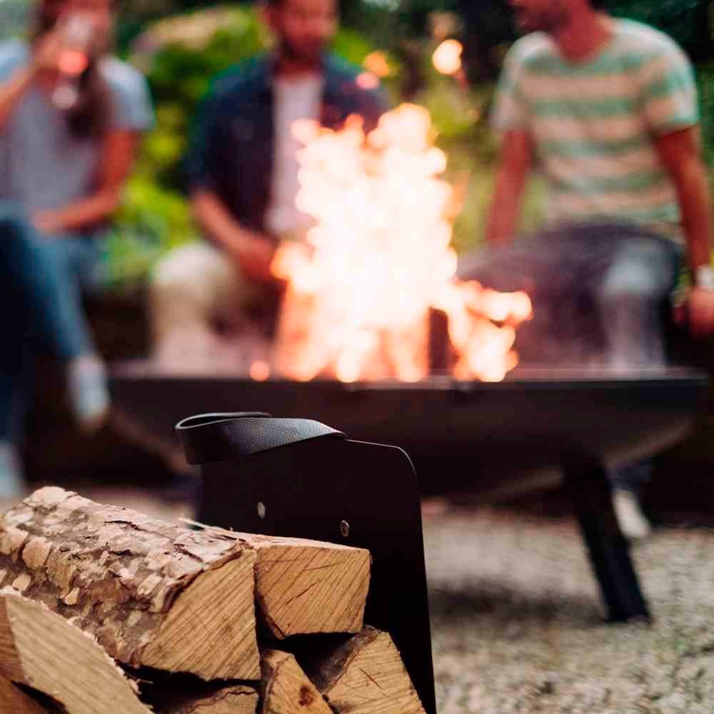 Siena Garden Feuerschale XXL anthrazit Ø 55 cm, (1-St), langlebiges Produkt, Stahl unbehandelt