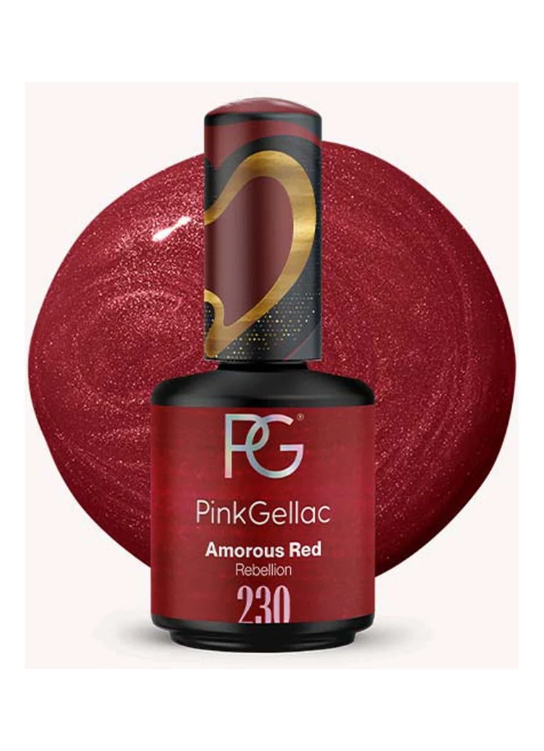 Półtrwały lakier do paznokci Pink Gellac 230 Red Lovers