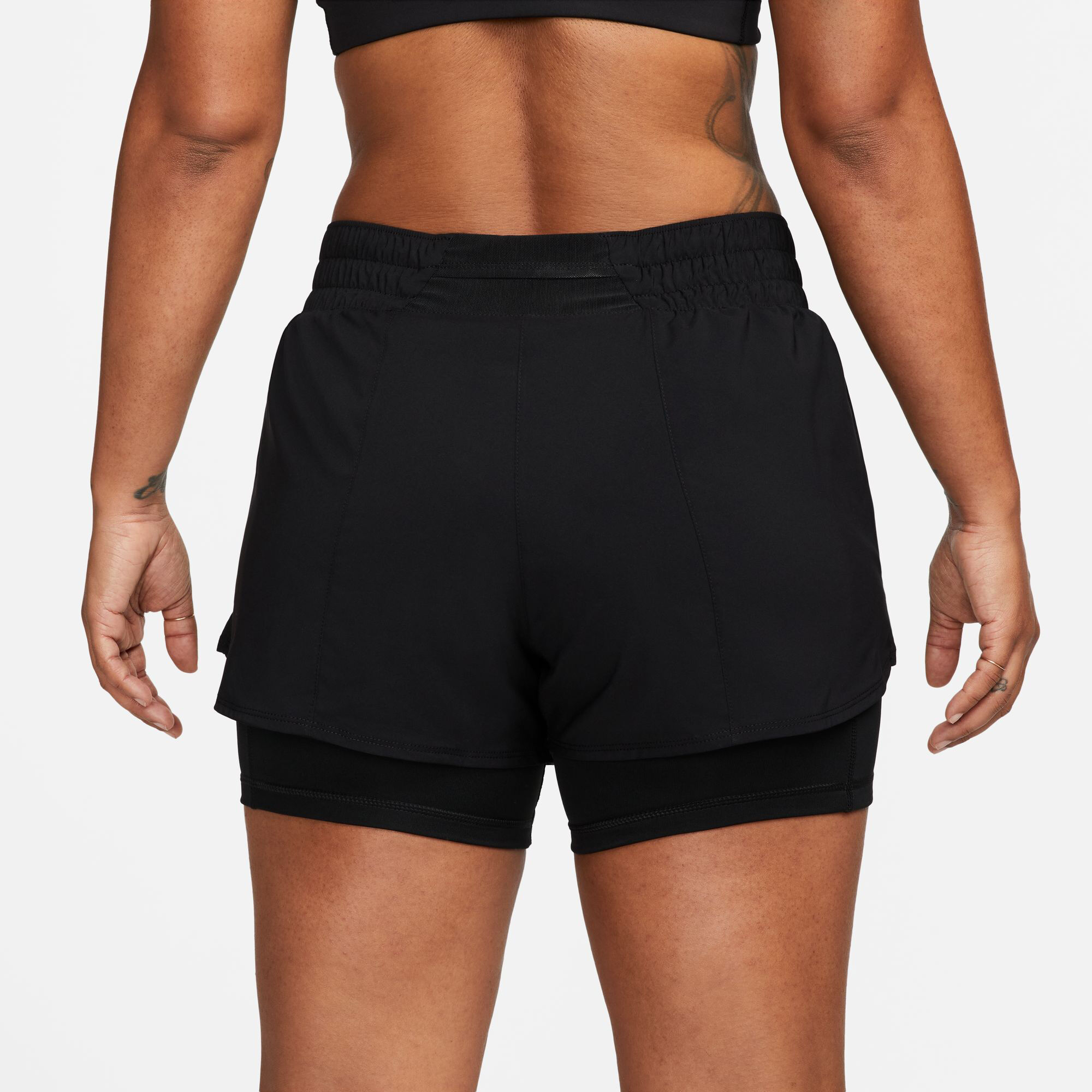 Dri-Fit One MR 2in1 Shorts Damen - Schwarz