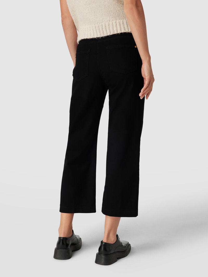 Culotte mit Label-Patch Modell 'Rich' in schwarz