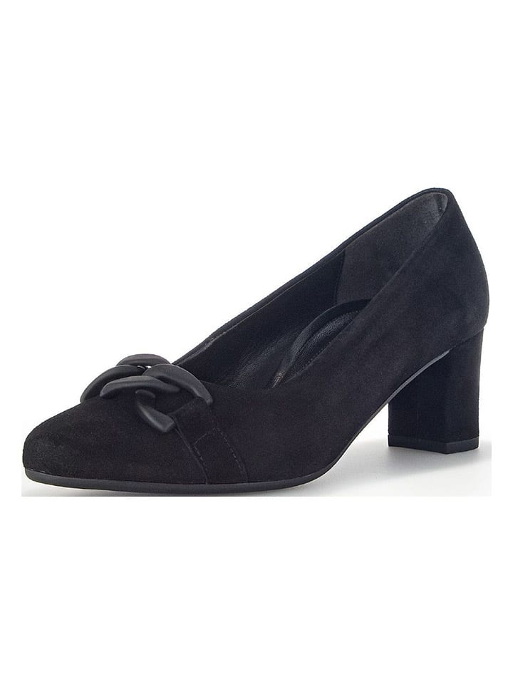 Gabor Leder-Pumps in Schwarz günstig kaufen