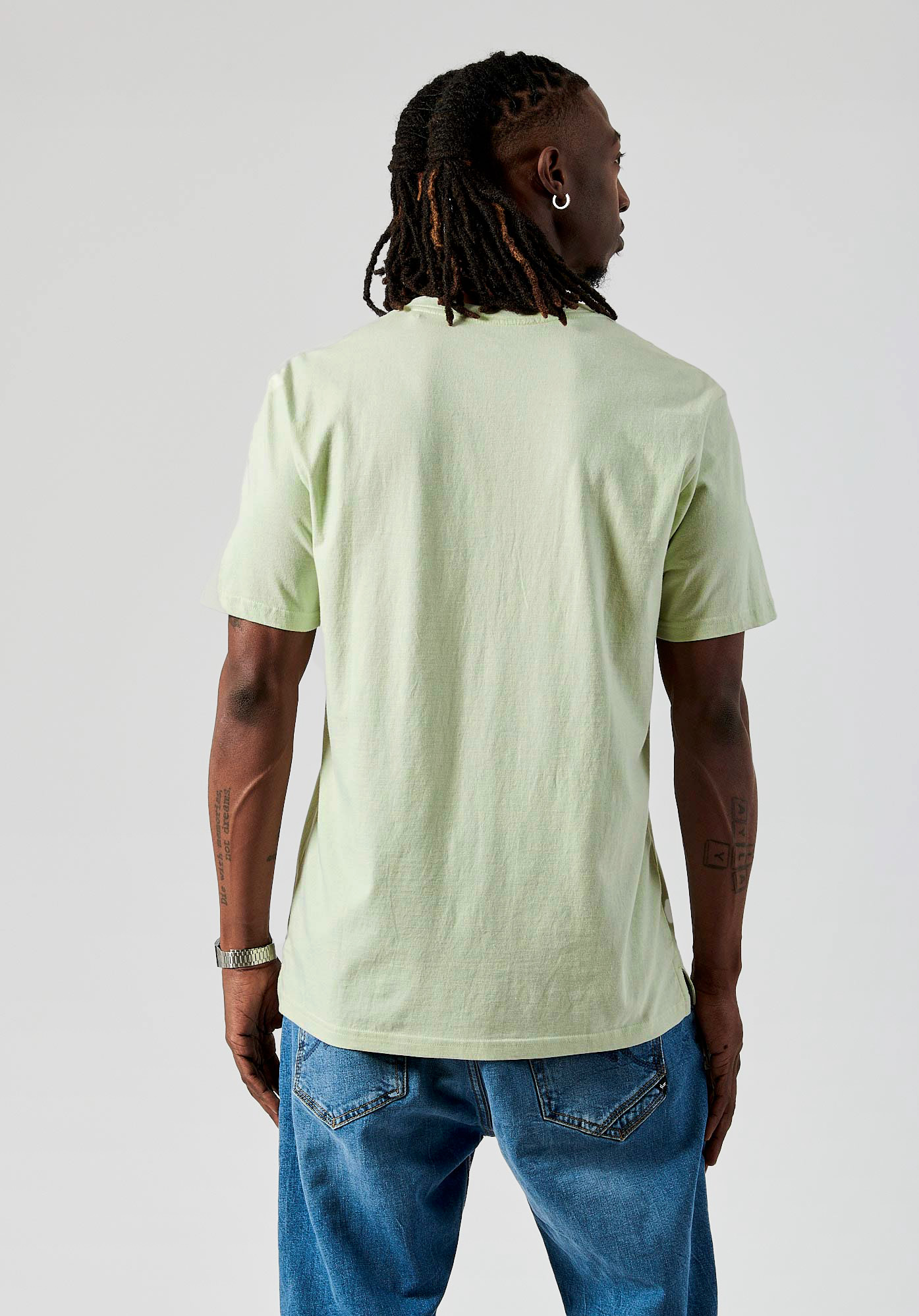 SAVE   T-shirt vert Homme en 100% coton