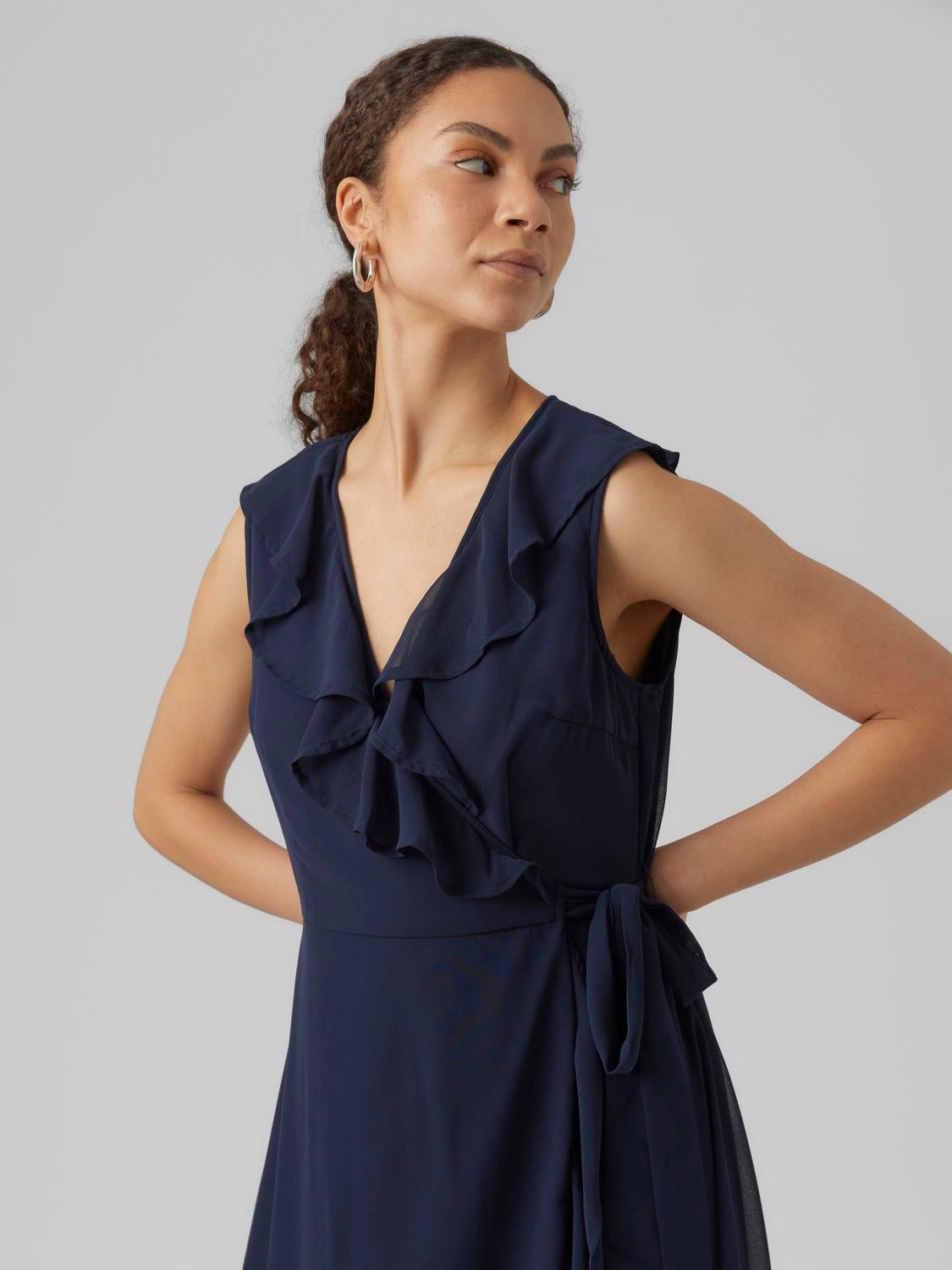 VMSILLE Langes Kleid