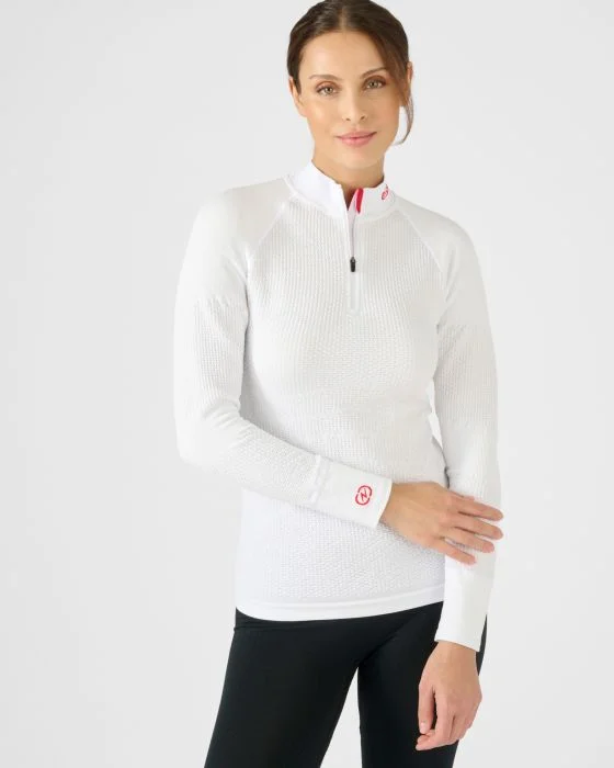 T-shirt col zippé Energy Thermolactyl 4 femme