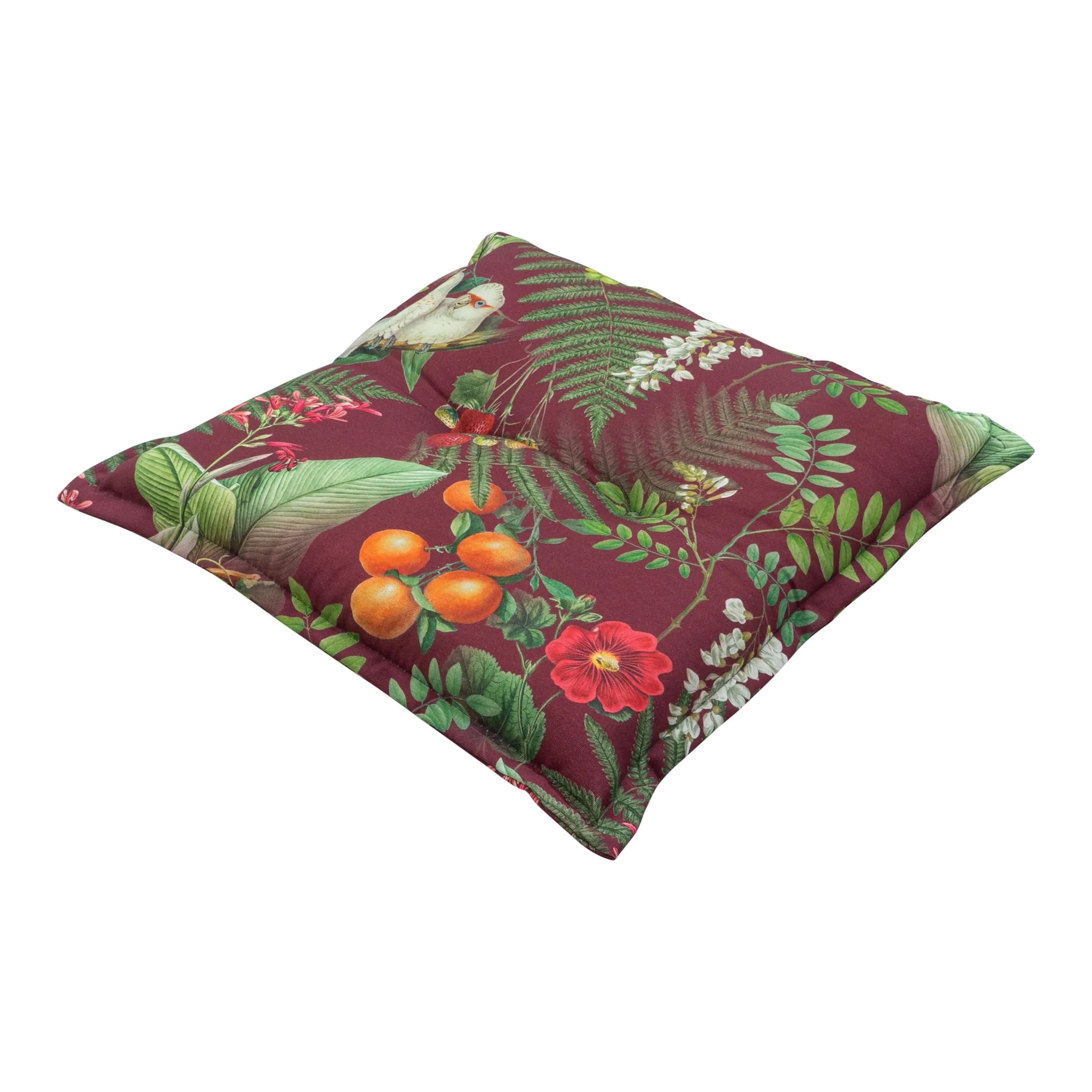 Madison Josie Bordeaux 50x50 Sitzkissen