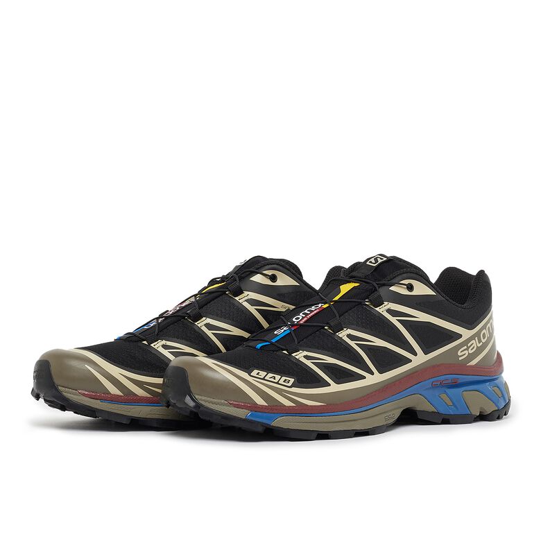 Salomon XT-6 black/falcon/cow hide