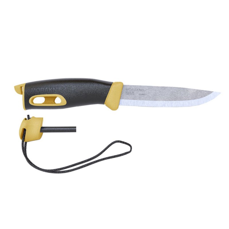 Morakniv Companion Spark gelb (13573), Ausflugsmesser