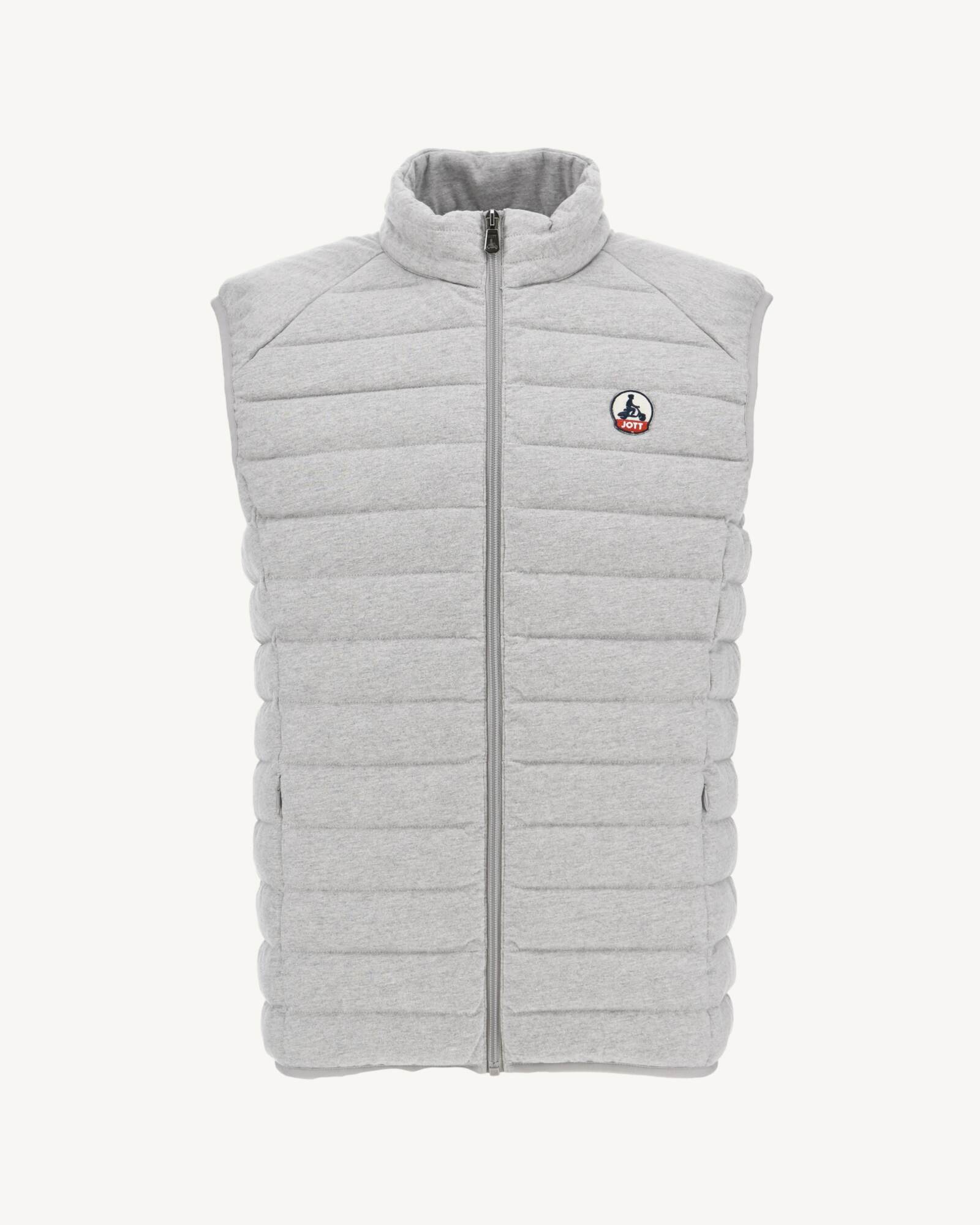Doudoune sans manches jersey Gris chiné Tom