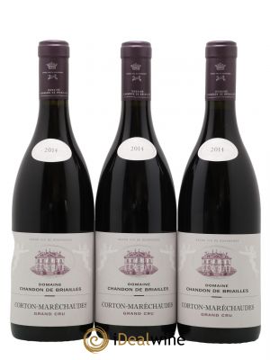 Corton Grand Cru Les Maréchaudes Chandon de Briailles  2014 - Lot de 3 Bouteilles