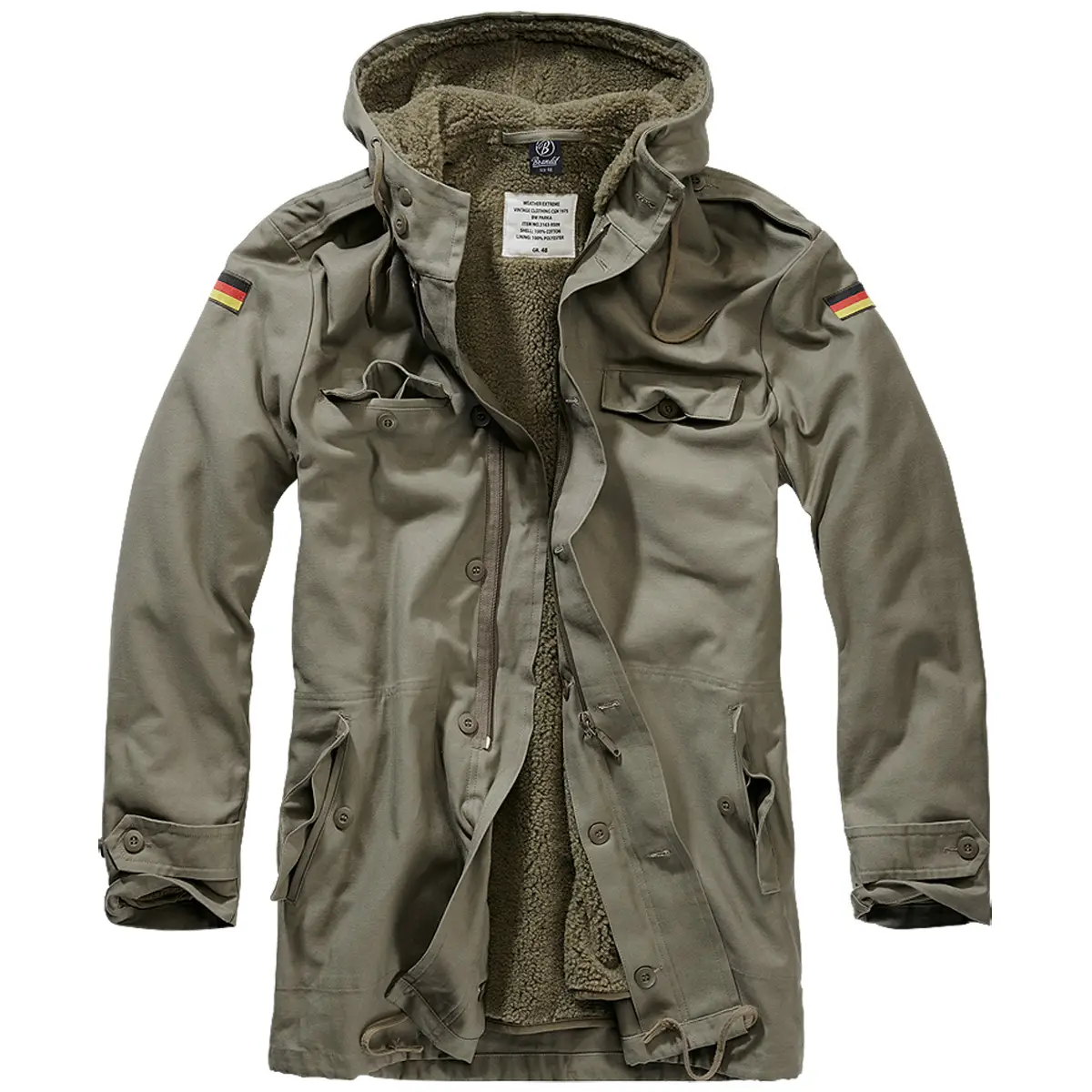 Brandit BW Parka mit Futter oliv