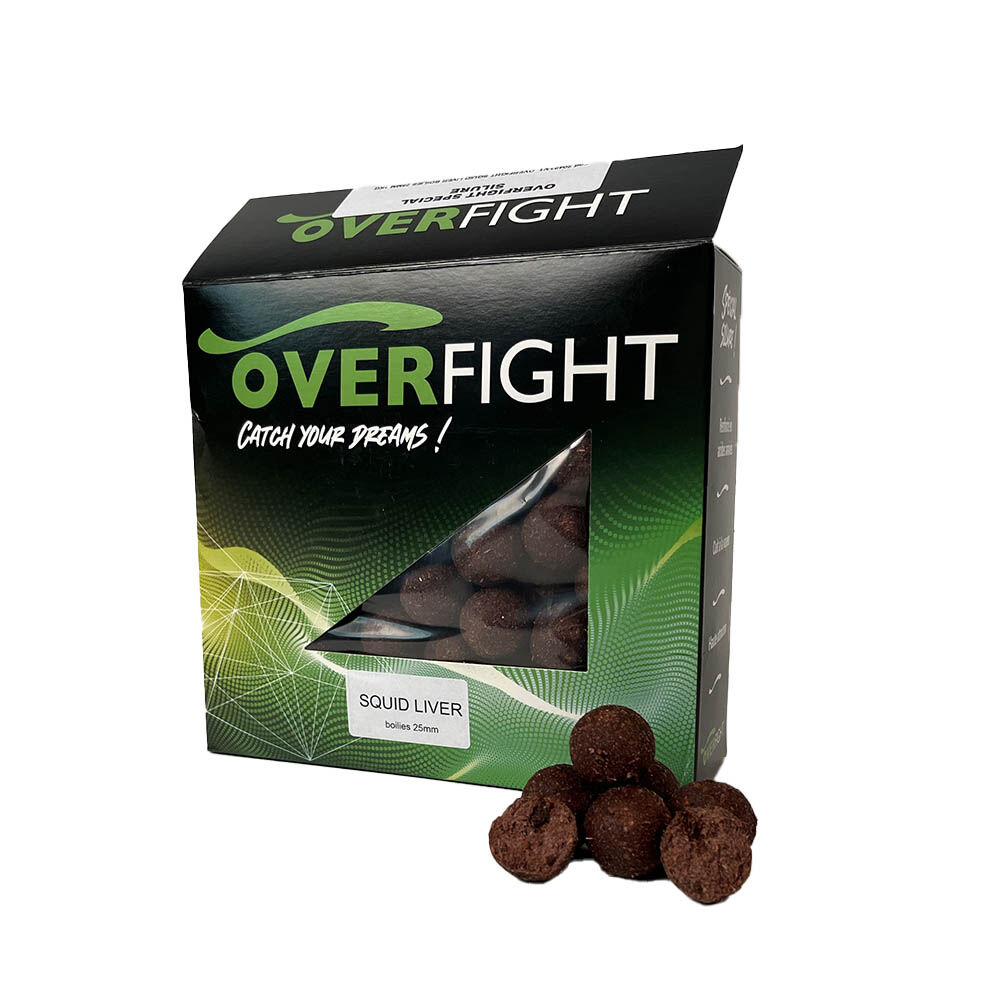 Overfight Tintenfischleber-Boilies 25 mm 1 kg