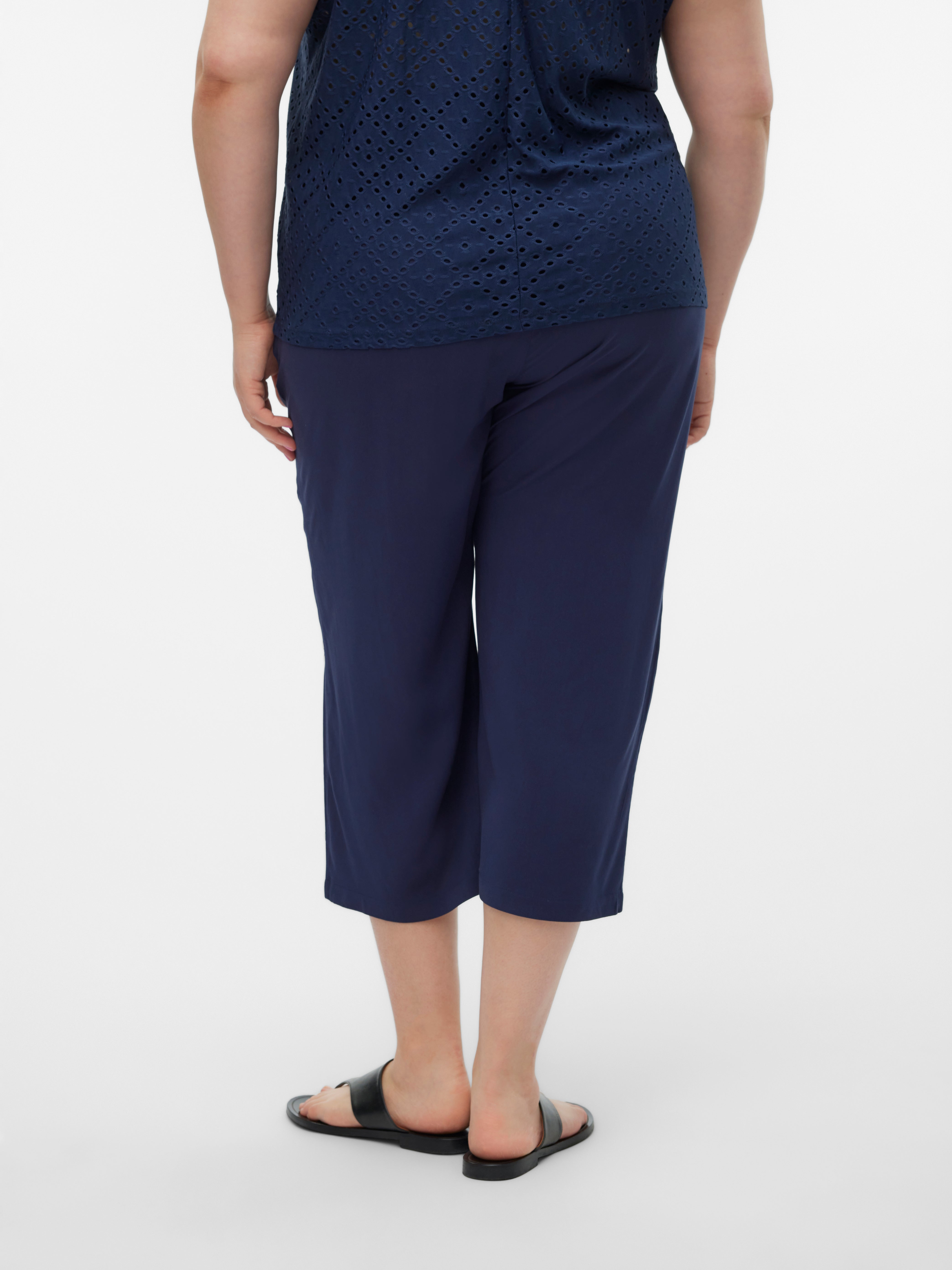 VMCEASY Hohe Taille Culottehose