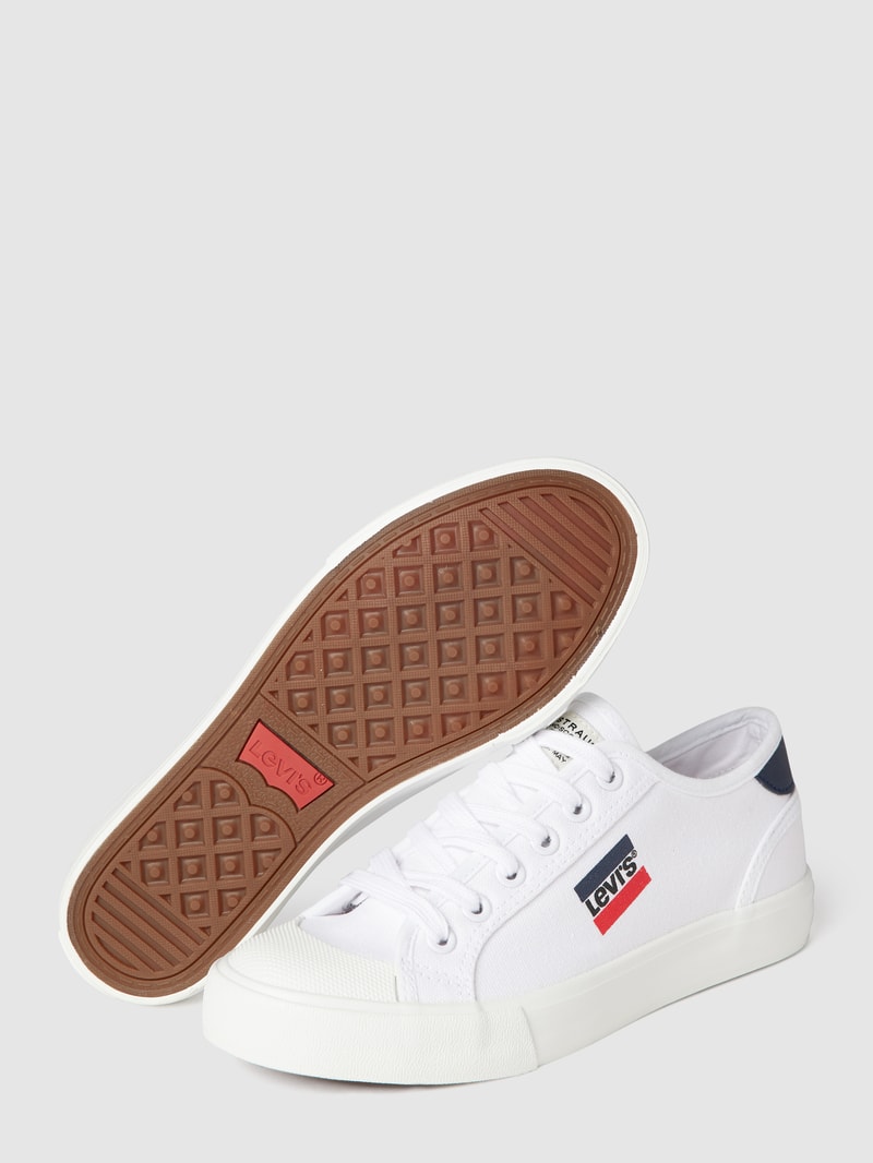 Sneaker mit Label-Details Modell 'MISSIION' in weiß
