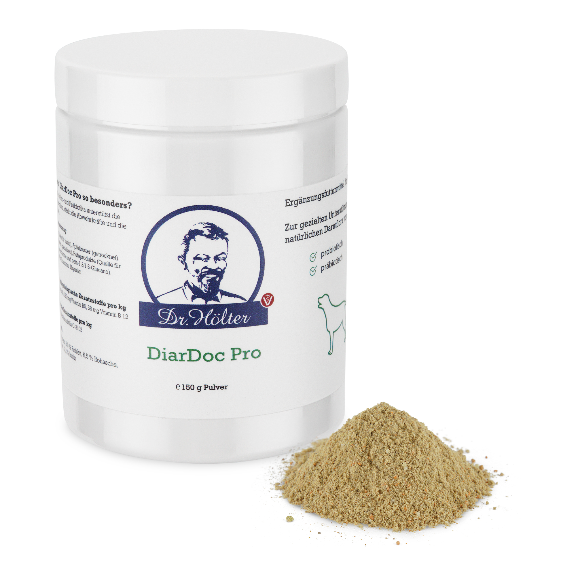 Dr. Hölter Ergänzungsfutter & Aufzucht Dr. Hölter DiarDoc Pro Probiotika Pulver 150 g
