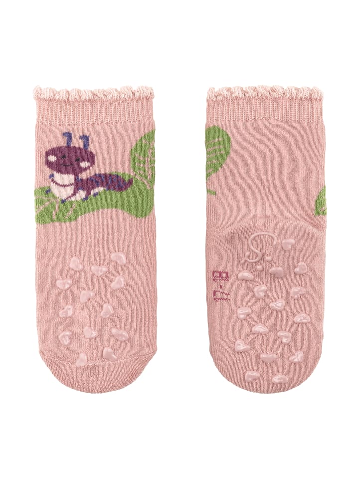 Sterntaler ABS Krabbelsocken Raupe in rosarot günstig kaufen