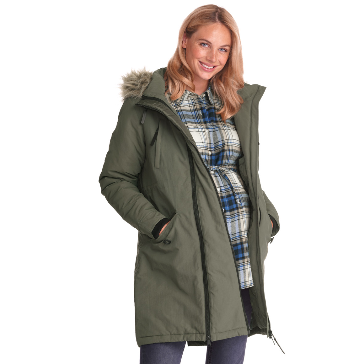 Damen Umstands-Parka mit Erweiterung