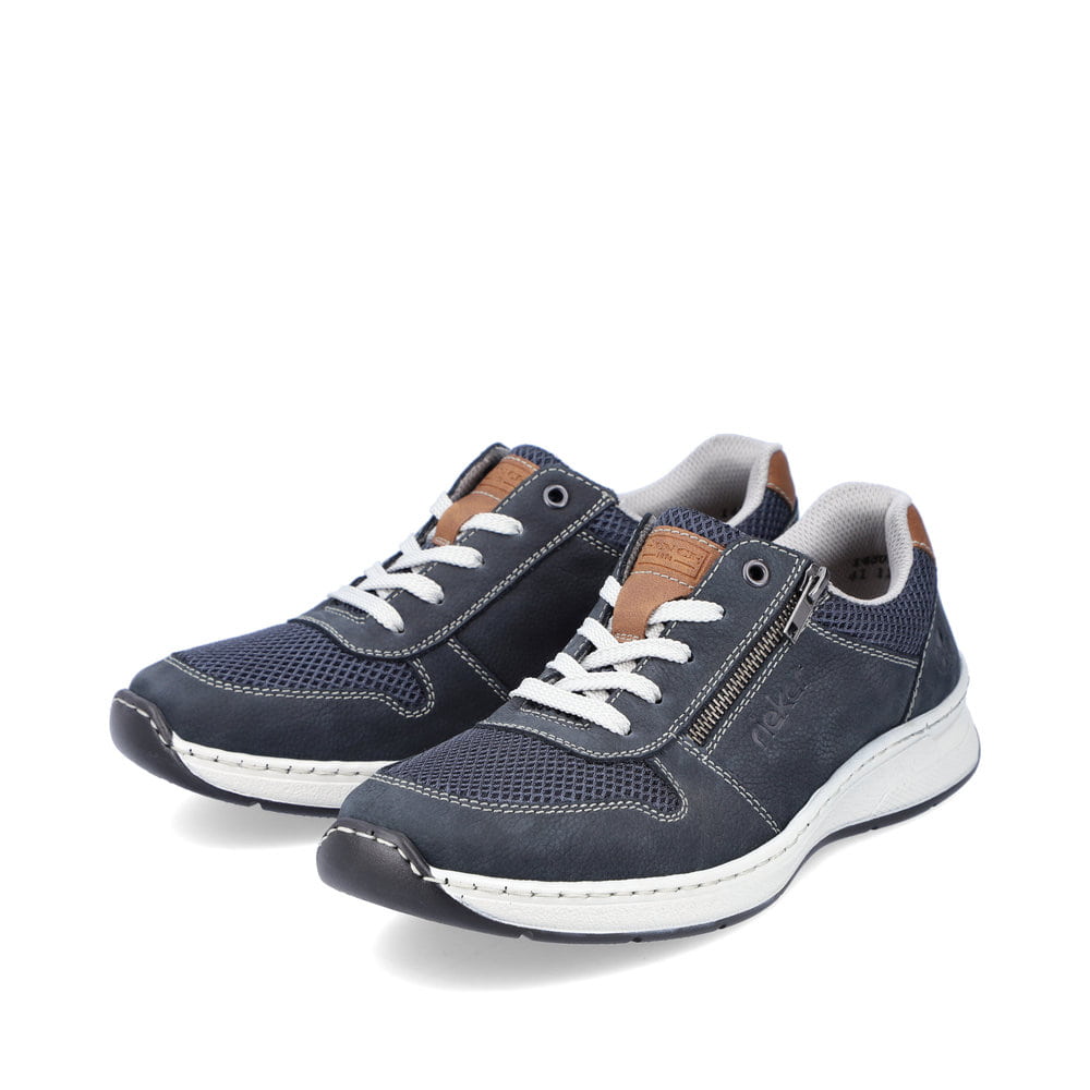 Rieker Herren Schnürschuhe ozeanblau