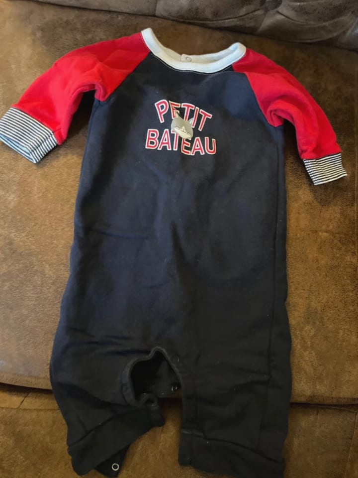 PETIT BATEAU Overall in Dunkelblau/ Rot günstig kaufen 62