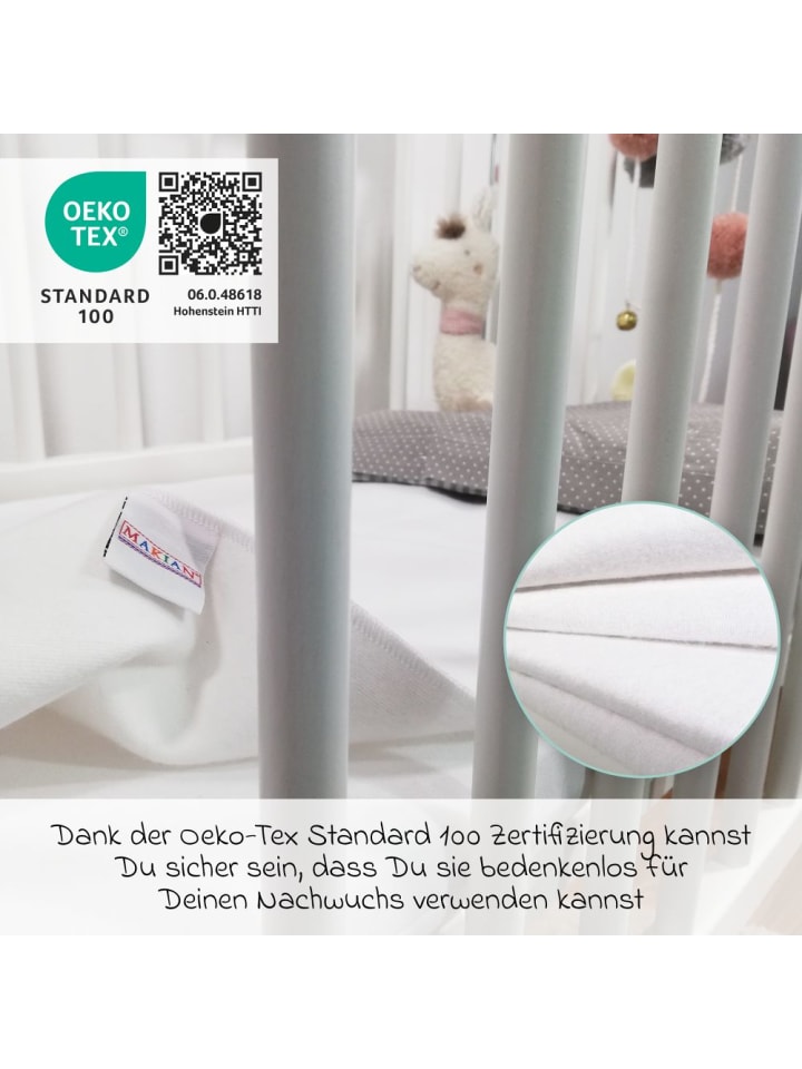 Makian Wasserdichte Betteinlage / Matratzenauflage für in weiss günstig kaufen onesize