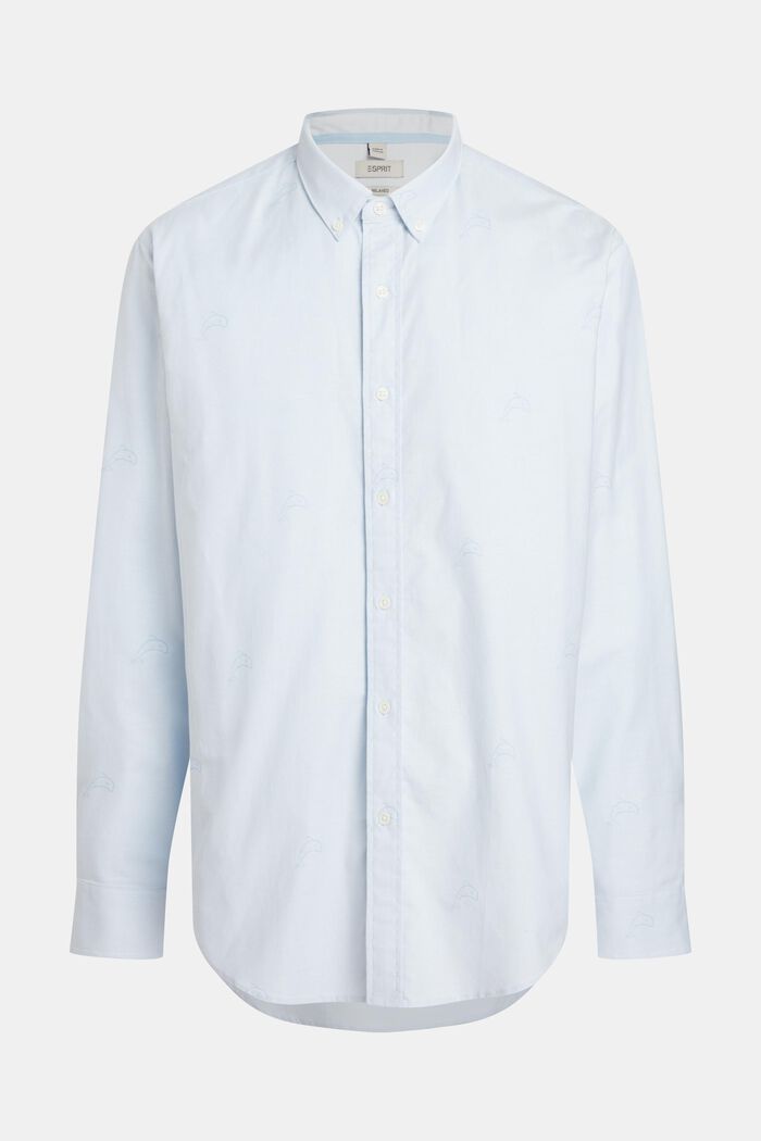 Relaxed-Fit-Oxfordhemd mit Allover-Print
