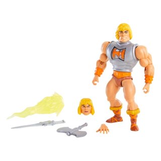 ** % SALE % ** Masters of the Universe Deluxe Actionfigur 2021 He-Man 14 cm