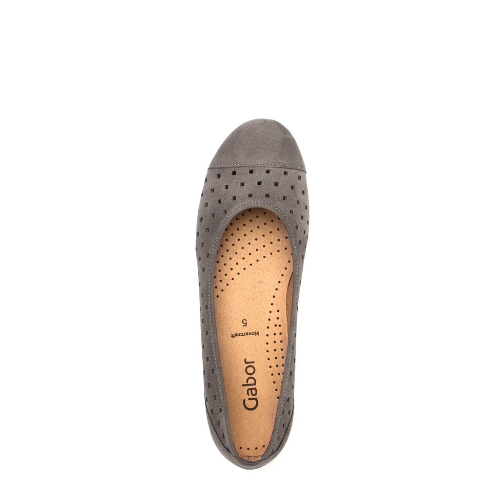 Gabor fashion Sportliche Ballerina grau