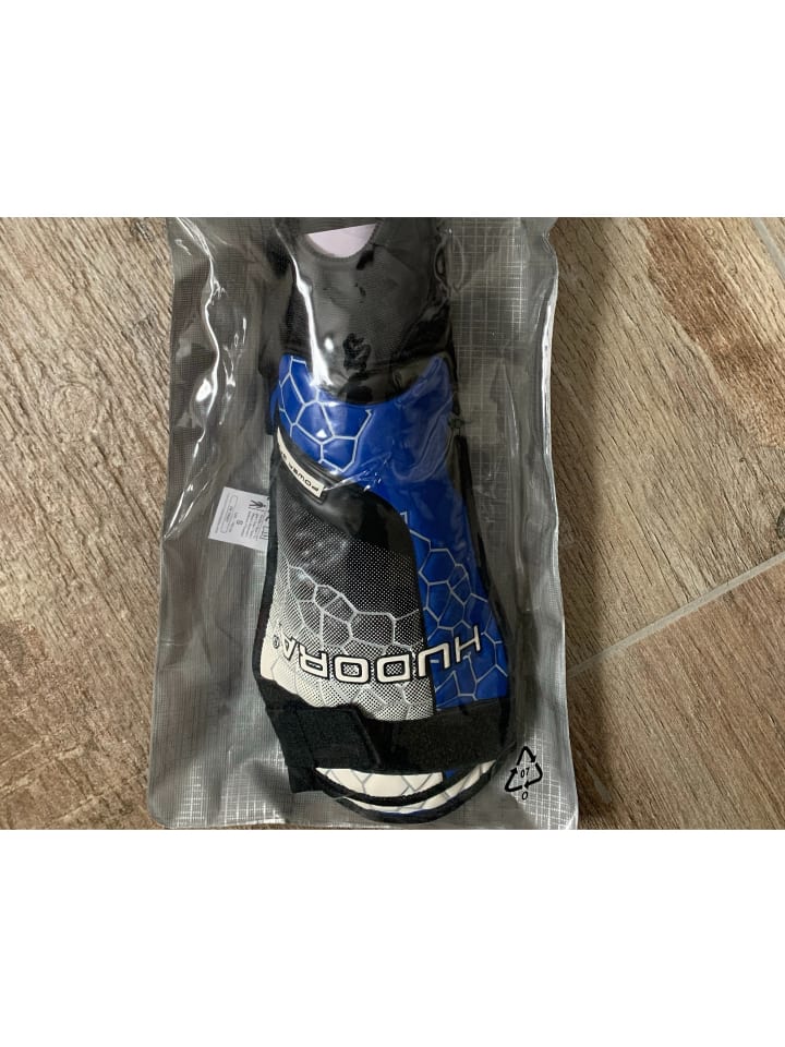 Hudora Schienbeinschützer mit Knöchelschutz in Blau günstig kaufen S