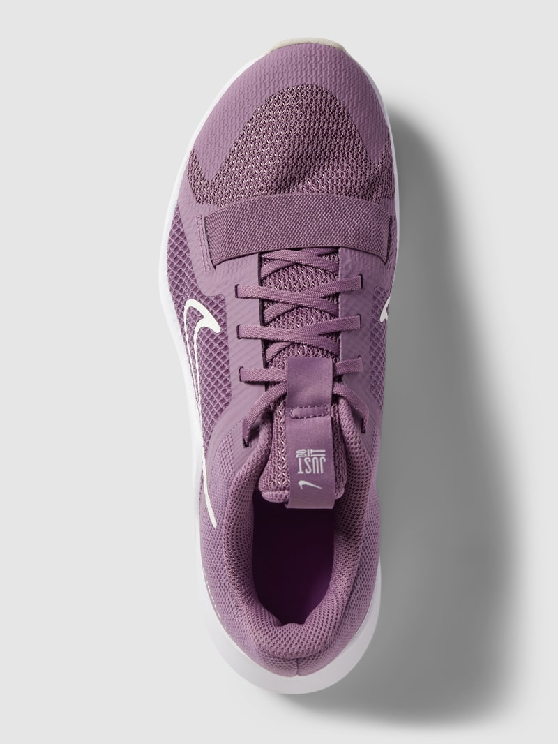 Sneaker mit Label-Print in flieder