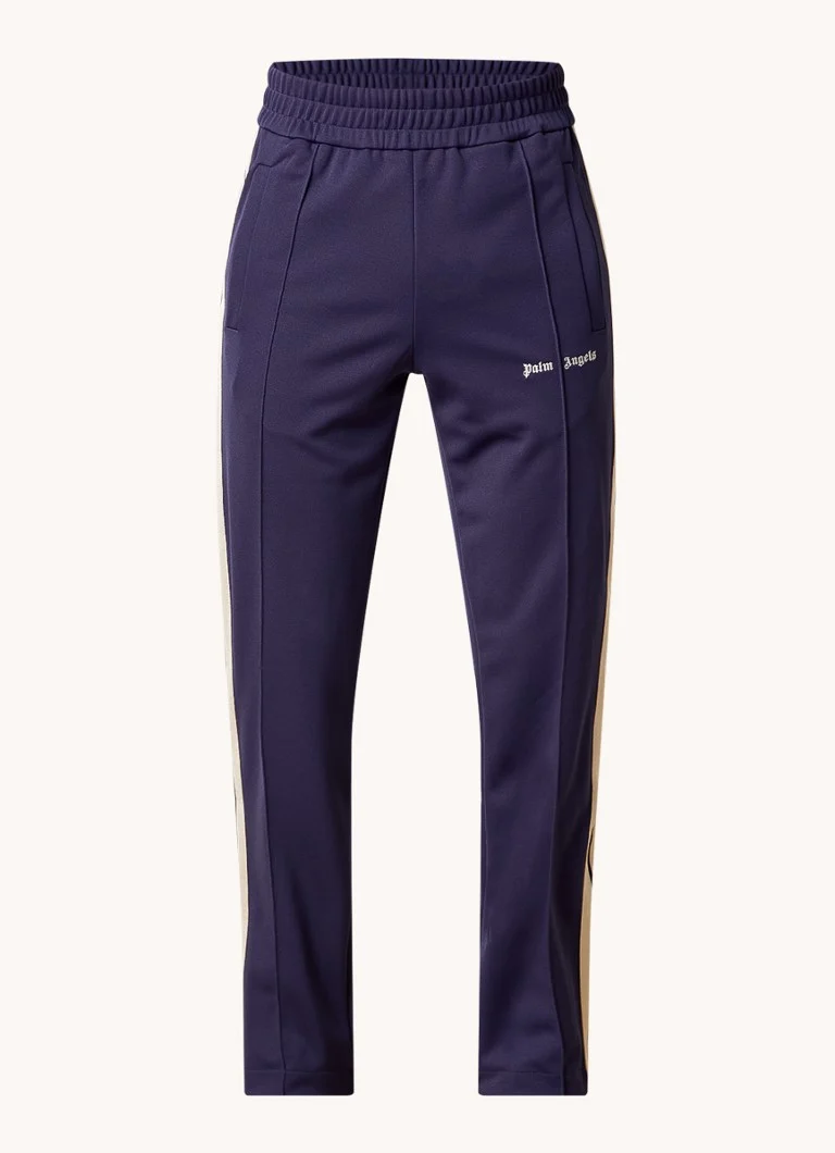 Palm Angels Tapered fit trenirke z logotipom in steekzakken