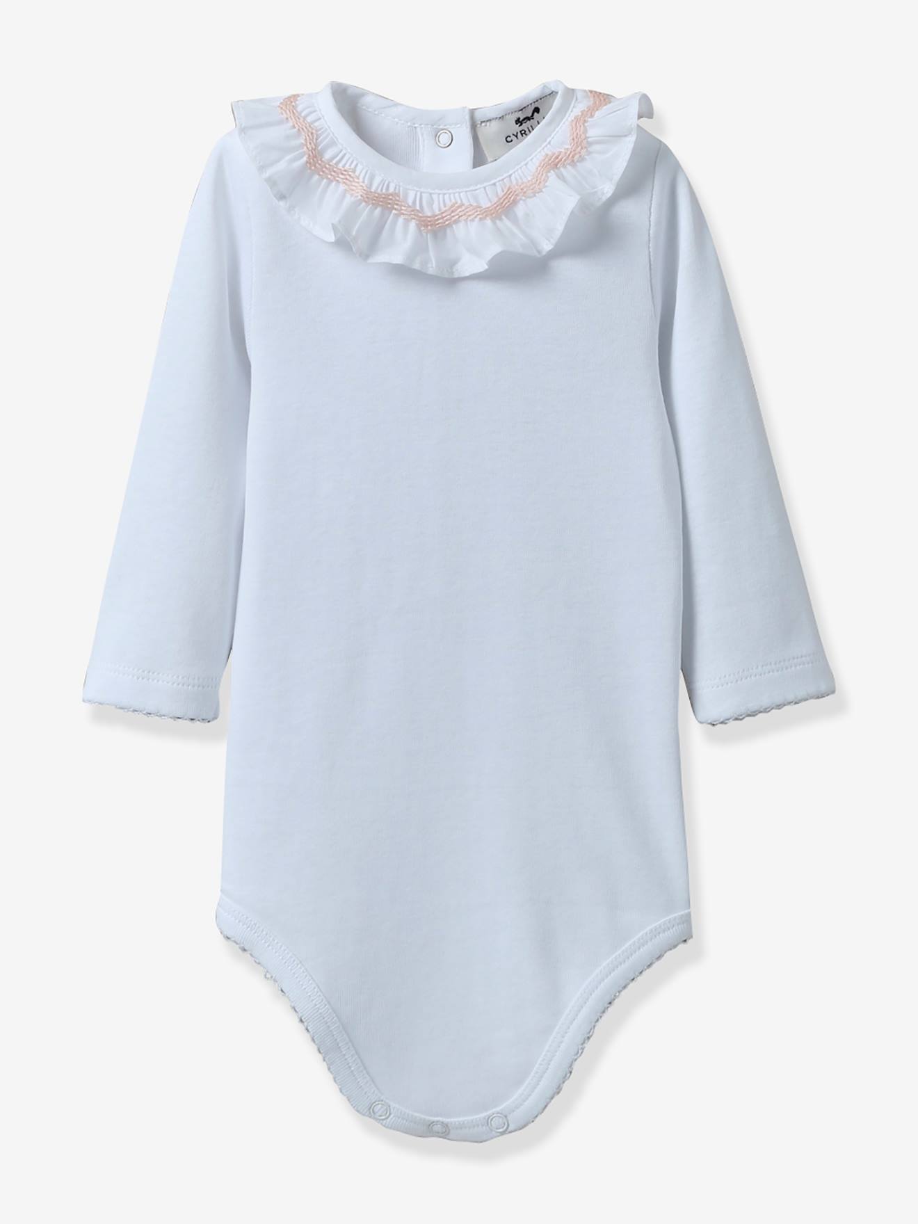 Cyrillus Baby Body CYRILLUS, Bio-Baumwolle - weiß