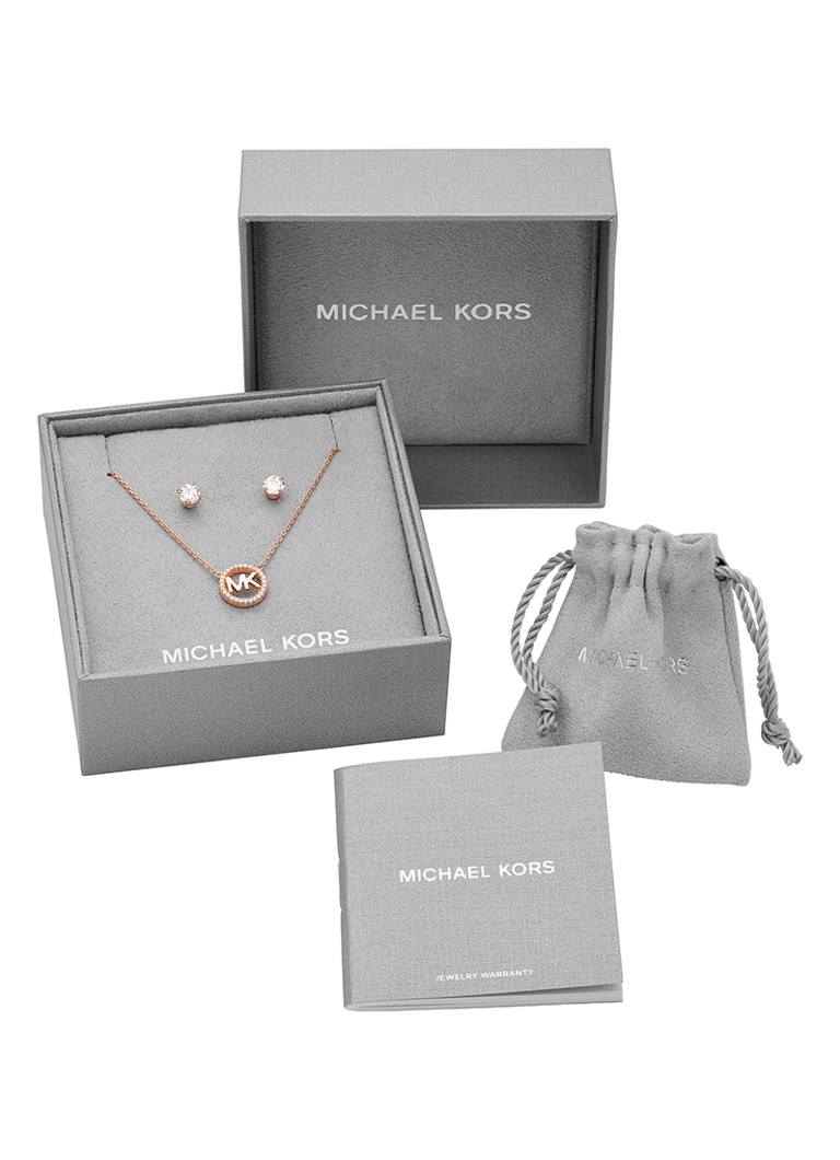 Set regalo Michael Kors con logo, composto da 2 pezzi (MKC1260AN791)
