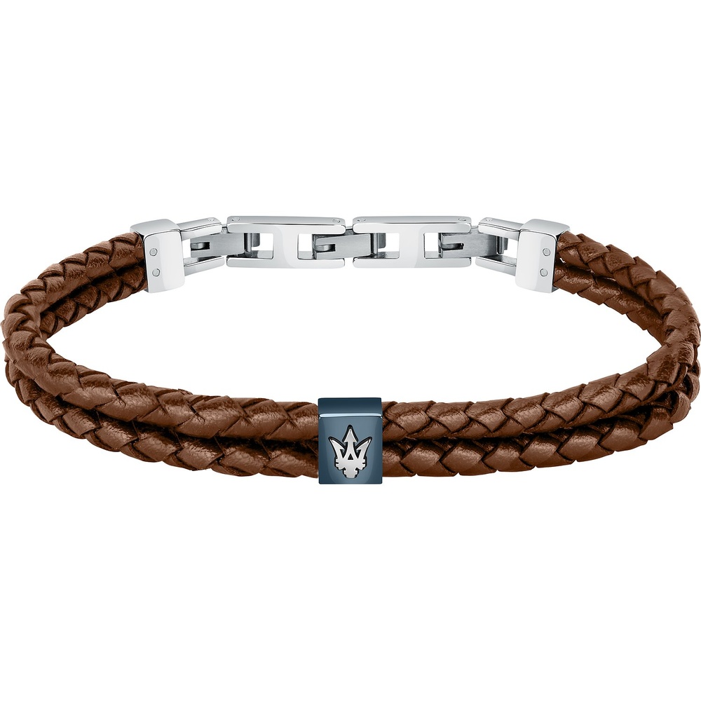 Maserati Bracelet Acier inoxydable, Cuir, recyclé Bracelet