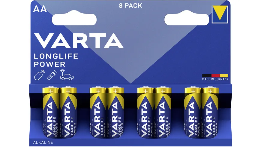 VARTA LONGLIFE Power Mignon AA Blister 8