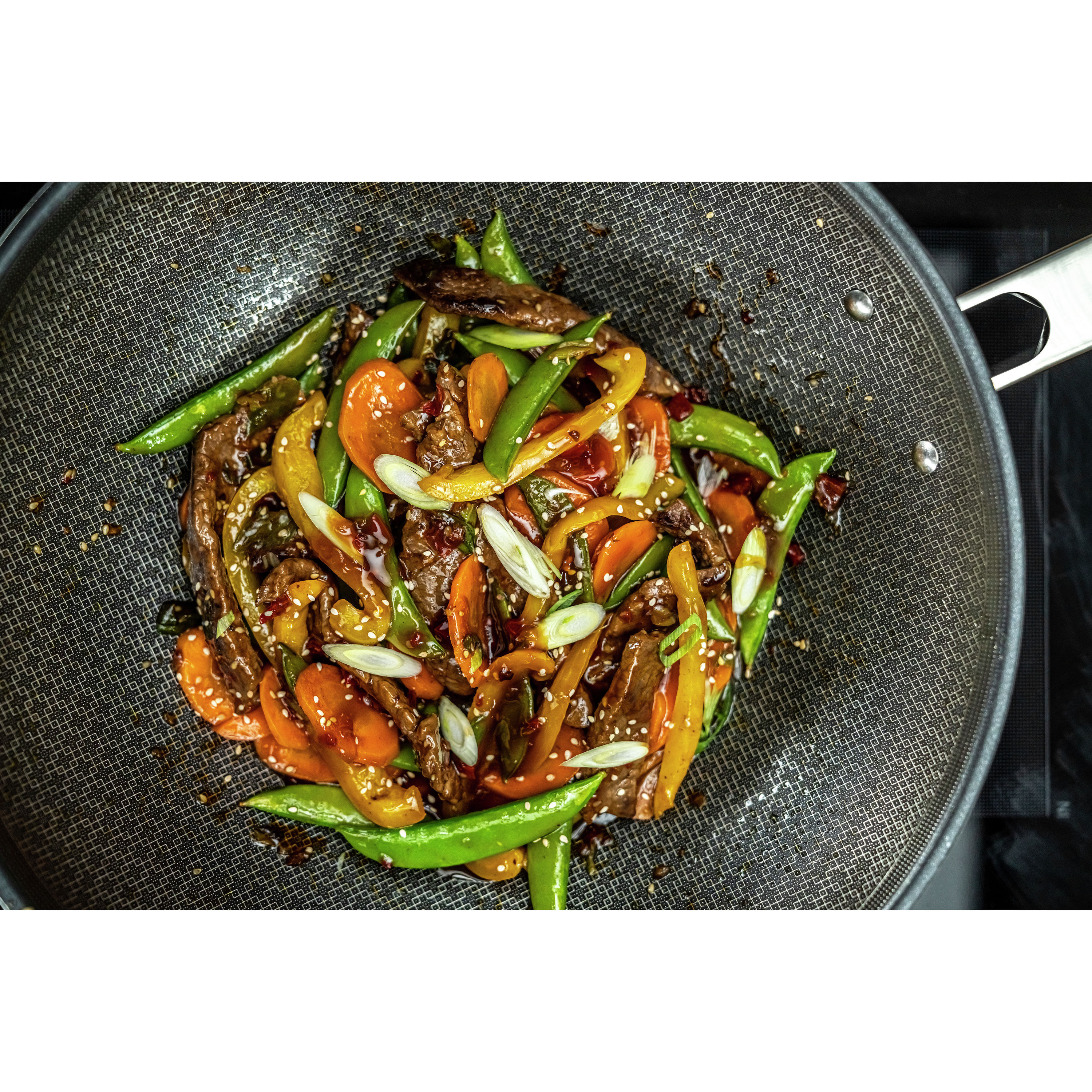 Wok 30 cm, 18/10 Edelstahl