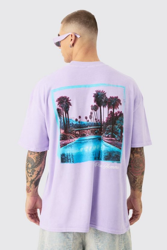 Oversize T-Shirt mit Print
