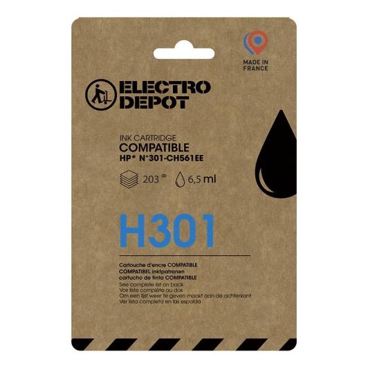 Cartuș de cerneală ELECTRO DEPOT compatibil HP H301 negru