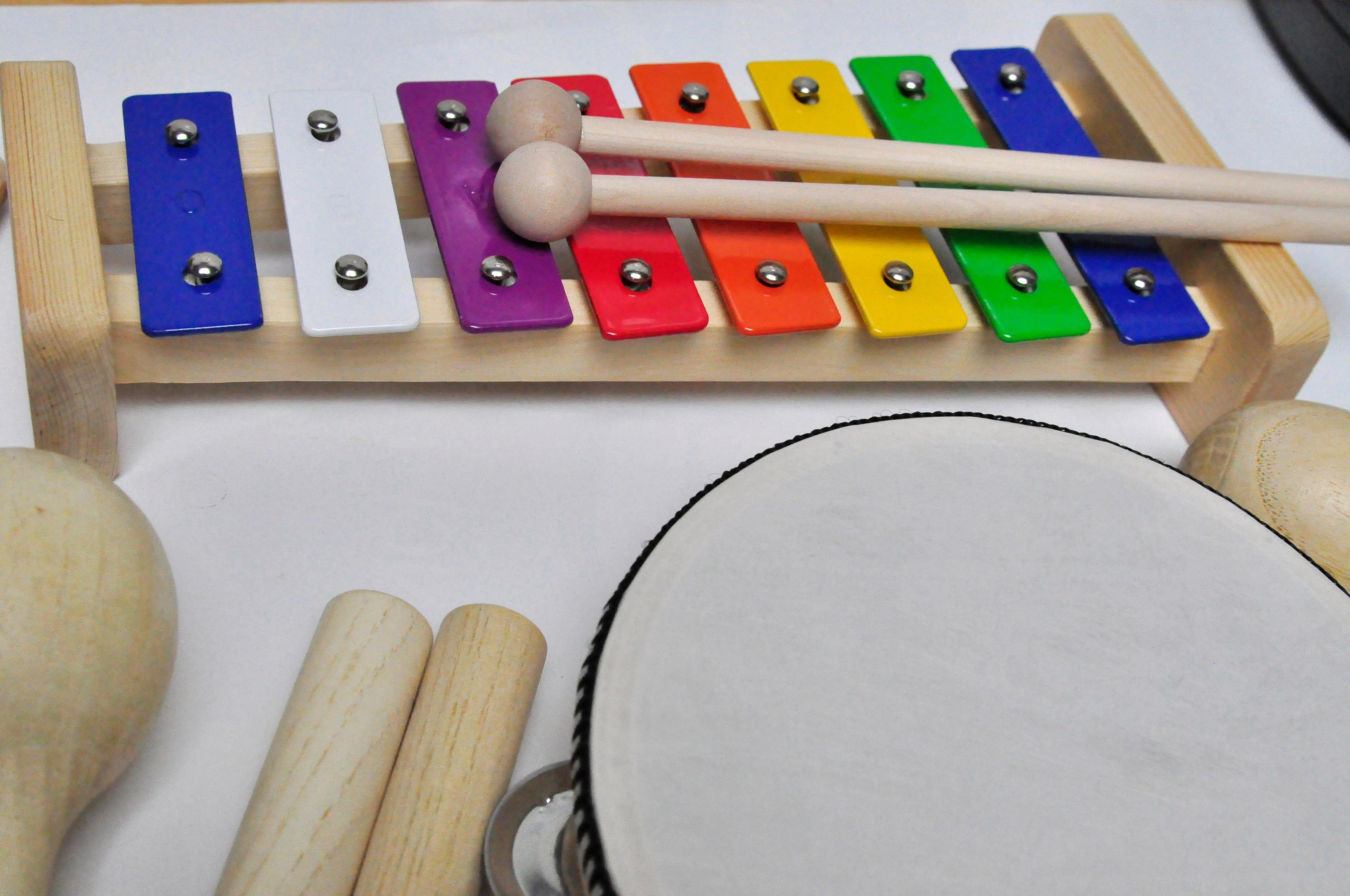 Clifton Trommel 9 teiliges Kinder Percussion Set mit CD,Set, 9-St.