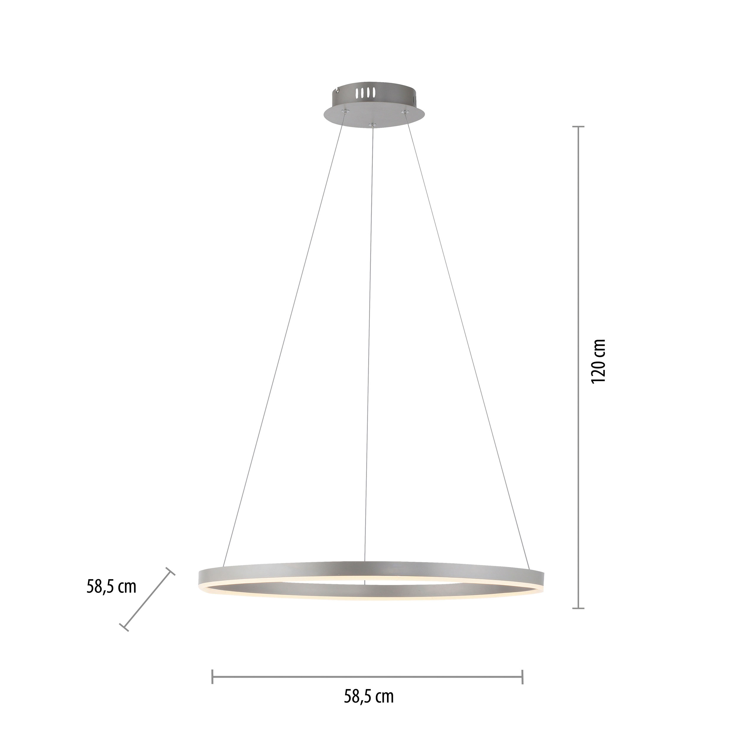 JUST LIGHT.LED-Pendelleuchte 1flg