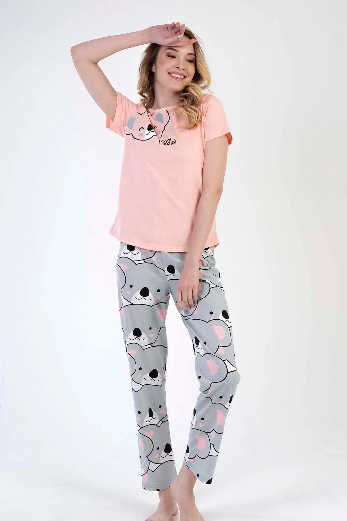 C&City  Kurzarm-Pyjama-Set Pink-441015