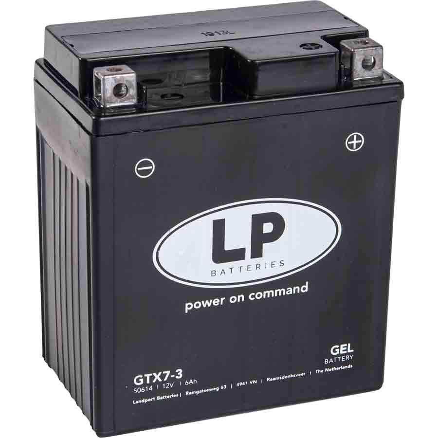 Landport GTX7L-BS GEL Motorrad Batterie, 12 V 6 AH - ATU