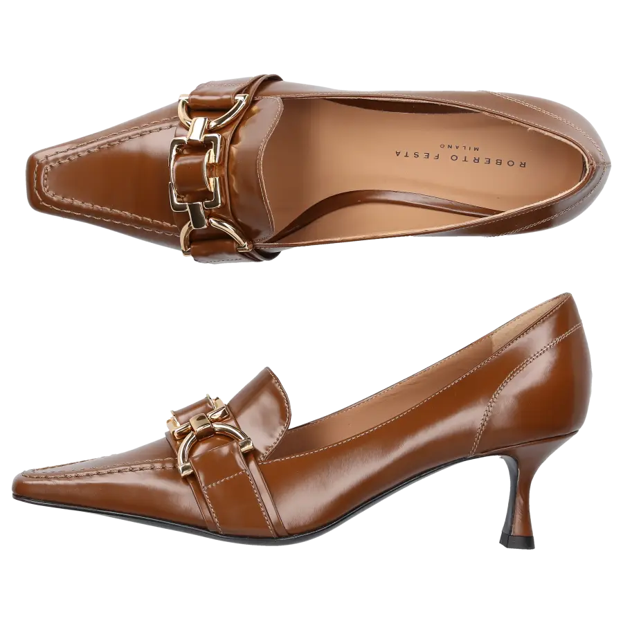 Roberto Festa - Pumps KESY Kalbsleder - braun