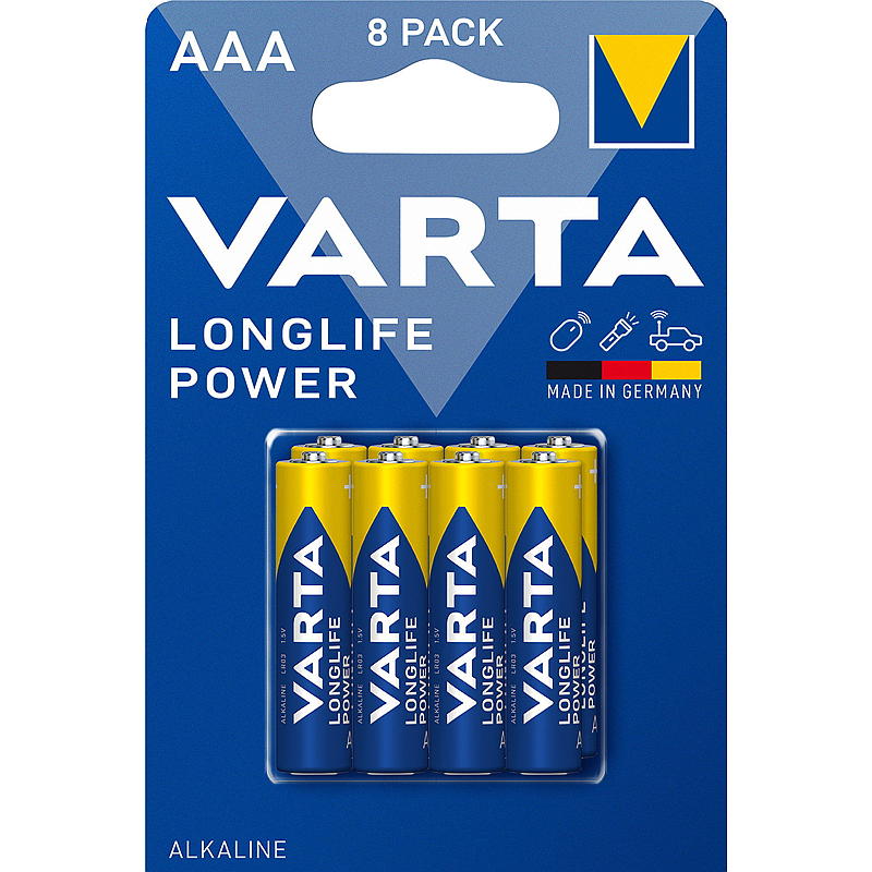 Varta Batteri 8-Pk AAA Power Varta