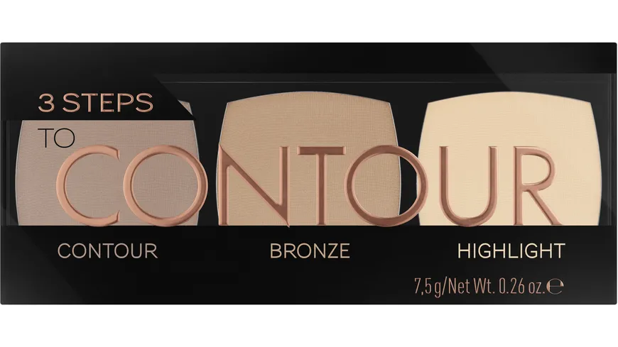 Catrice 3 Steps To Contour Palette 7.5 g 10 - Allrounder
