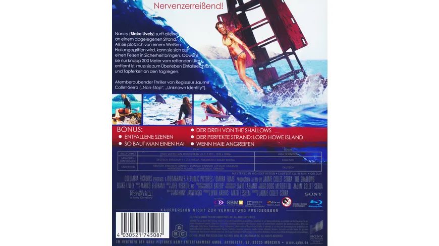 The Shallows - Gefahr aus der Tiefe