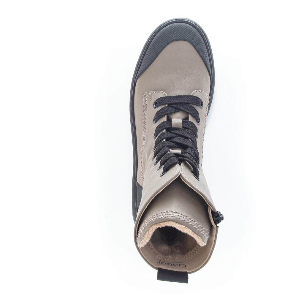 Gabor comfort Schnürstiefelette beige