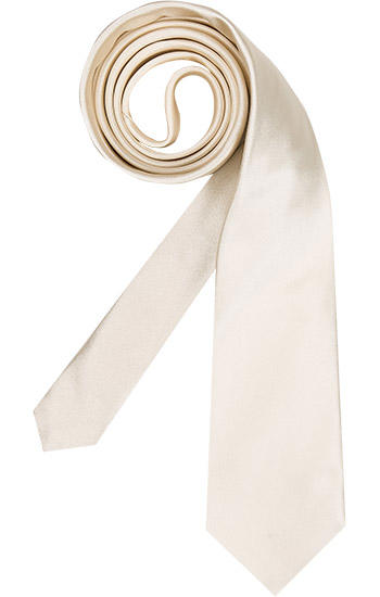 Ascot, Krawatte, Seide, creme