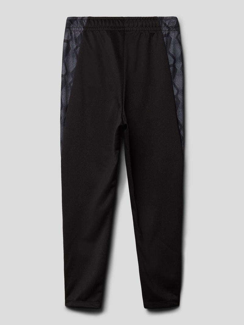 Sweatpants mit Label-Detail in schwarz